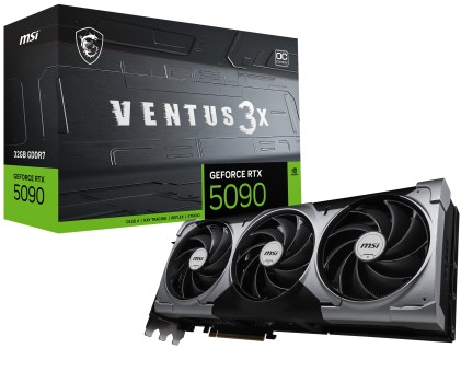 MSI VENTUS GEFORCE RTX 5090 32G 3X OC scheda video NVIDIA 32 GB GDDR7