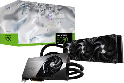 VGA MSI GeForce&reg; RTX 5080 16GB SUPRIM LIQUID SOC