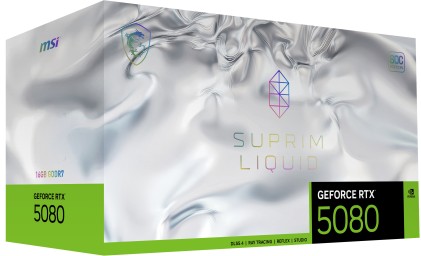 VGA MSI GeForce&reg; RTX 5080 16GB SUPRIM LIQUID SOC