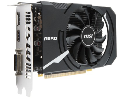 MSI GeForce GTX 1050 TI AERO ITX 4G OCV1 NVIDIA 4 GB GDDR5
