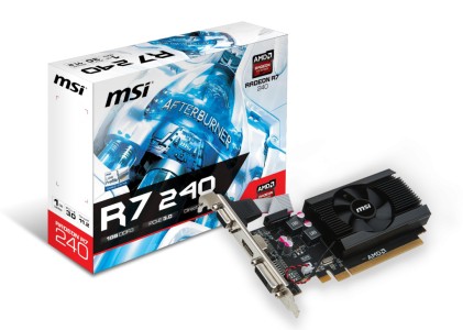 VGA MSI Radeon R7 240 1GB 1GD3 64bit LP