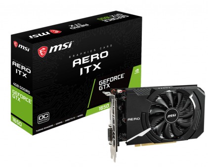 SVGA MSI GeForce GTX 1650 4GB Aero ITX OC