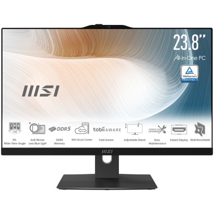 Aio 23,8Core 5 8G 512G Fdos Bk Tch C5 120U Antiglare Multi Touch