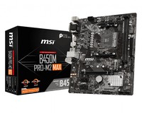Mb Msi B450M Pro-M2 Max Am4 Ryzen9 2D4 4S3 M.2 Gblan 6U3 Pcie D/H/V