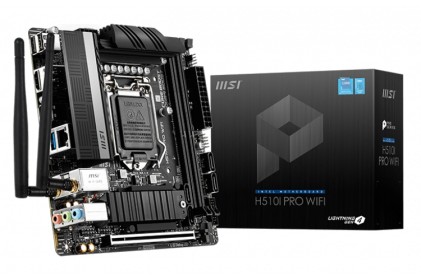 Mb Msi H510I Pro Wifi Skt1200 2D4 1M.2 4S3 U3.2 Dp/Hdmi Mitx