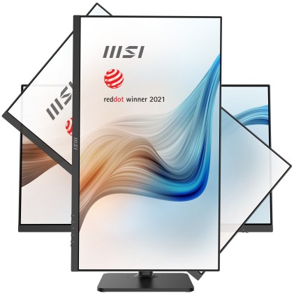 Mon 27"Ips Hdmi Dp Pivot Bk Mm Usb Msi Md272P Vesa 75 Usb C