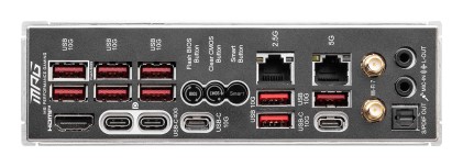 Mb Msi Mpg X870E Carbon Wifi Am5 4Ddr5 1Hd 3Pcie 4M2 4Sata Atx 170W