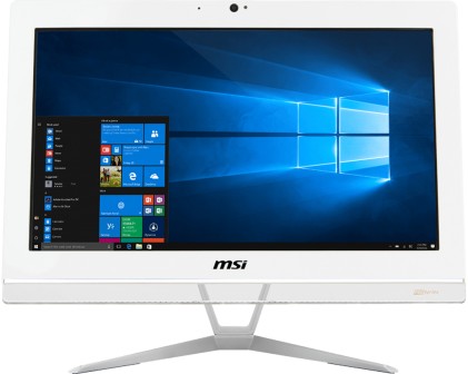 Aio 19,5" Pen N4000 8Gb 256G Fd M/T Wht Msi Freedos