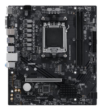 Mb Msi Pro A620M-B Evo Am5 2D5 2S3 1M.2 2Pcie Hd/D-Sub Matx