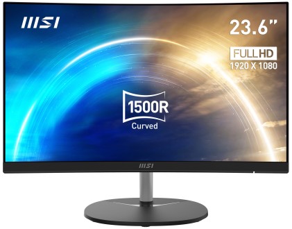 Mon 23,6"Va Hdmi Fhd Bk 16:9 Curved Msi Pro Mp241C Fhd Black