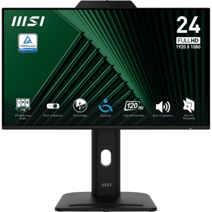 Mon 23,8Ips Fhd Bk Mm Pvt Dock Web Msi Pro Mp242Pmg  1Ms 120Hz Webcam
