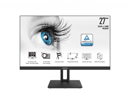 Mon 27"Ips Hdmi Led 16:9 Wqhd Mm Msi Pro Mp271Qp Black