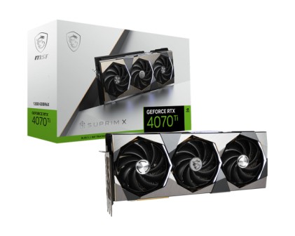 Vga Msi Rtx 4070 Ti Suprim X 12G 12Gb Ddr6X 192Bit Hdmi/3*Dp 285W