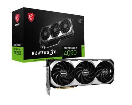 Vga Msi Nvidia Rtx 4090 Ventus 3X 24G Oc Ddr6X 384Bit 1H/3Dp 450W