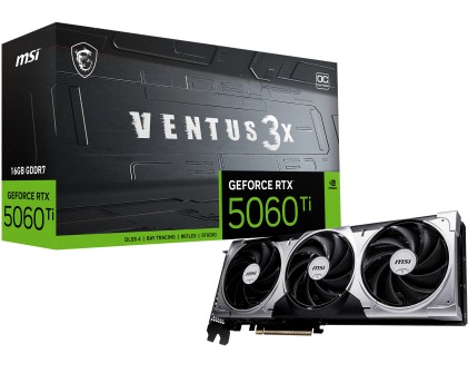 Vga Msi Rtx 5060Ti Ventus 3X Oc 16Gb Gddr7 256Bit 1H/3Dp