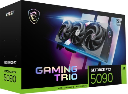 Vga Msi Rtx 5090 Gaming Trio Oc 32G 32Gb Gddr7 512Bit 1H/3Dp