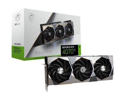 Vga Msi Rtx 4070Ti Suprim 12G 12Gb Ddr6X 192Bit 1H/3Dp