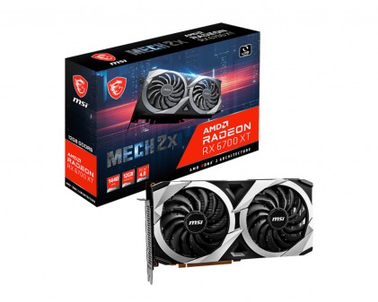 Vga Msi Radeon Rx 6700 Xt Mech 2X 12G Ddr6 192Bit 1Hdmi/3Dp 230W