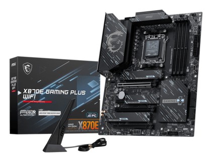 Mb Msi X870E Gaming Plus Wifi Am5 4Ddr5 4Pcie 4M2 4Sata Hd/Type-C Atx