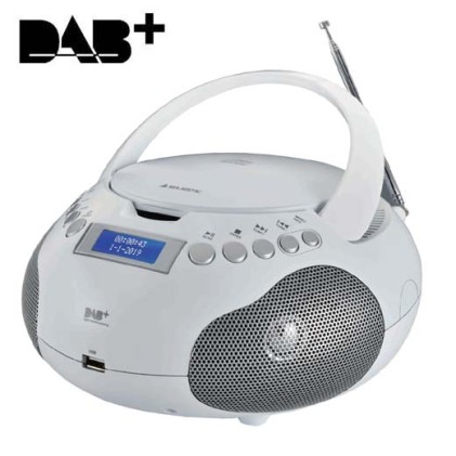 Radioregistratore Majestic 102265 Ah 265Dab Bianco