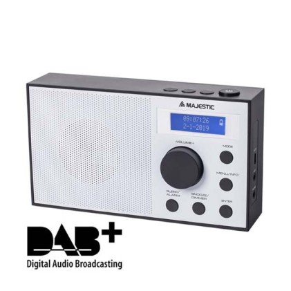 Radio Majestic 109193 Rt193Dab Nero