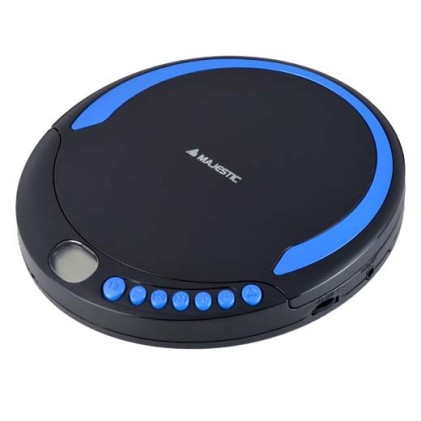 Lettore Cd Portatile Majestic Dm 1550 Nero - Blu