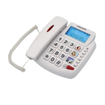 Telefono MaJestic PHF-Billy 200 Bianco