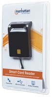 MANHATTAN Smart Card Reader Compatible with friction-type contact smart cards