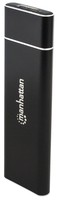 MANHATTAN 130455 Manhattan SSD M.2 NGFF drive enclosure to USB-A 3.0, aluminum
