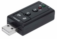 MANHATTAN 152341 Manhattan Sound card Hi-Speed USB virtual 7.1 3D with volume control