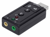MANHATTAN 152341 Manhattan Sound card Hi-Speed USB virtual 7.1 3D with volume control