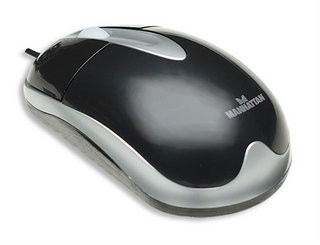 MANHATTAN MH3 Classic Optical Mouse PS/2 3 Buttons with Scroll Wheel 800 dpi Accurate optical sensor and sturdy construction