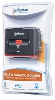 MANHATTAN USB 2.0 to SATA/IDE Adapter 3-in-1 with One-Touch Backup