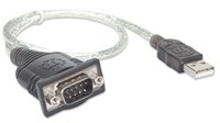 MANHATTAN USB to Serial Converter Connects One Serial Device To A USB Port Blister