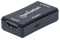 MANHATTAN HDMI Repeater Regenerates 4K-Video and Lossless Audio up to 40 m 131 ft.