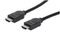 MANHATTAN 323215 Manhattan Monitor Cable HDMI/HDMI 1.4 Ethernet 2m Black Nickel-plated contacts