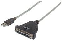 MANHATTAN USB to Parallel Converter A Male to DB25 female