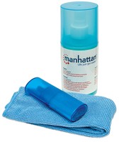 MANHATTAN LCD Cleaning Kit Alcohol-free Includes Cleaning Solution Brush and Microfiber Cloth