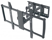 MANHATTAN Universal LCD Full-Motion Large-Screen Wall Mount 60 to 100Inch Flat-Panel or Curved TV up to 80kg Tilt Swivel and Level