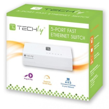 Switch Di Rete Manhattan I-Swhub-050Ty Fast Ethernet