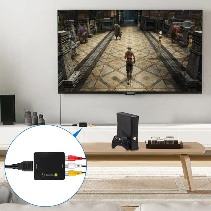 Convertitore Video Manhattan Convertitore Av 3 Rca Ad Hdmi Idata Spdif