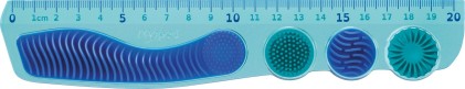 Maped 277900 righello Righello da scrivania 200 mm Polietilene tereftalato (PET) Blu 1 pz