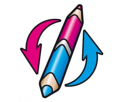 Maped ColorВґPeps Duo Pack de 12 Lapices Bicolores Triangulares - Doble Punta 2.9mm - Madera Certificada FSC - Colores Surtidos