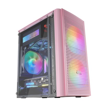 Mars Gaming MC300P computer case Mini Tower Rosa