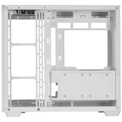 Mars Gaming MC3TCORELCDW computer case Midi Tower Bianco