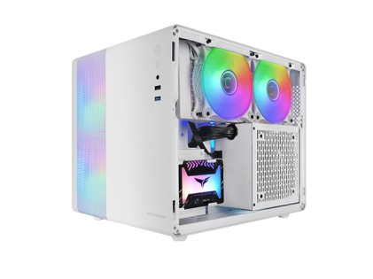 Mars Gaming MC-400 Mini Tower Bianco