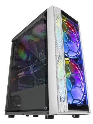 Mars Gaming MC500W computer case Bianco