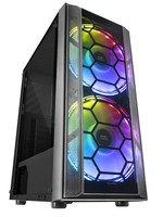 Mars Gaming MC500 Case Middle Tower ATX, 2 Ventole XXL FRGB - Black
