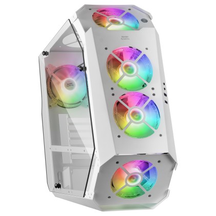 Mars Gaming MC51W computer case Bianco