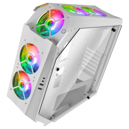 Mars Gaming MC51W computer case Bianco